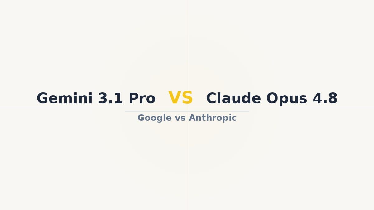 Gemini 3.1 Pro vs Claude Opus 4.8: Google или Anthropic для ваших задач