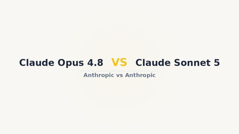 Claude Opus 4.8 vs Sonnet 5: какая модель Claude лучше для ваших задач