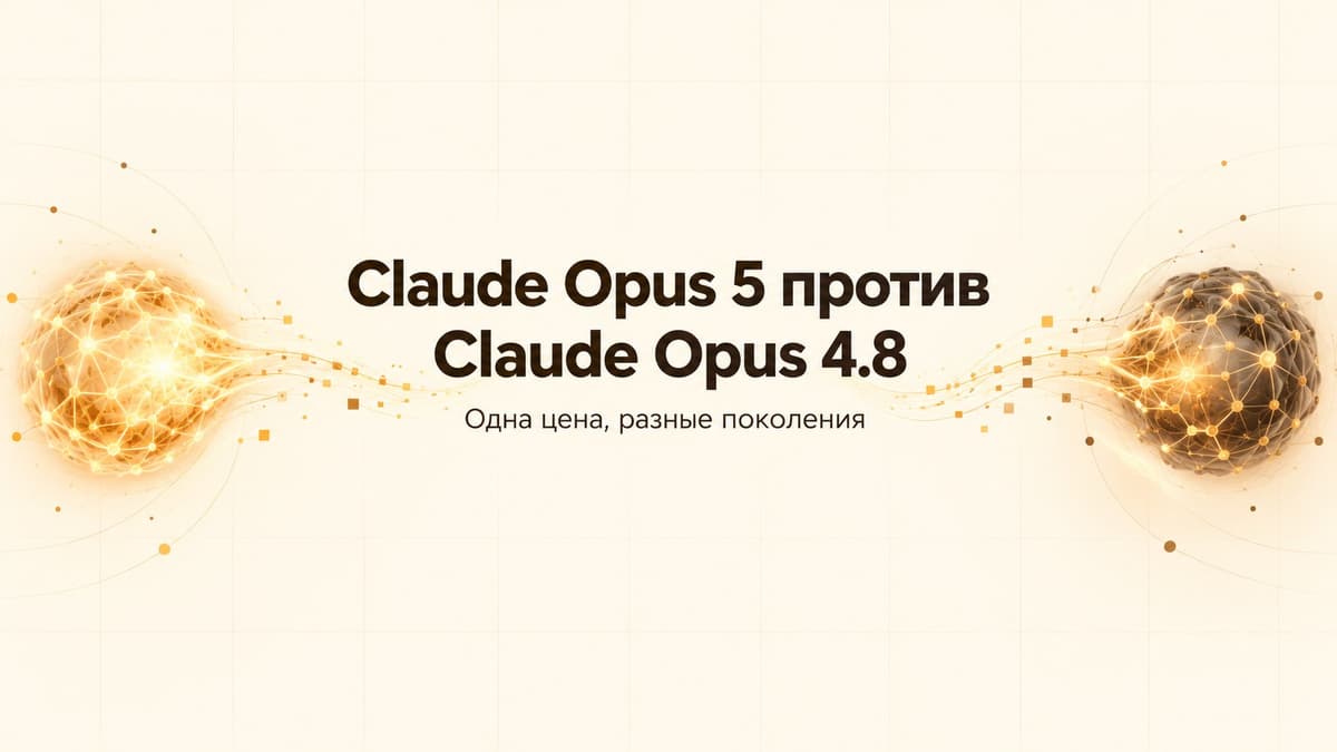 Claude Opus 5 против Claude Opus 4.8: одна цена, разные поколения
