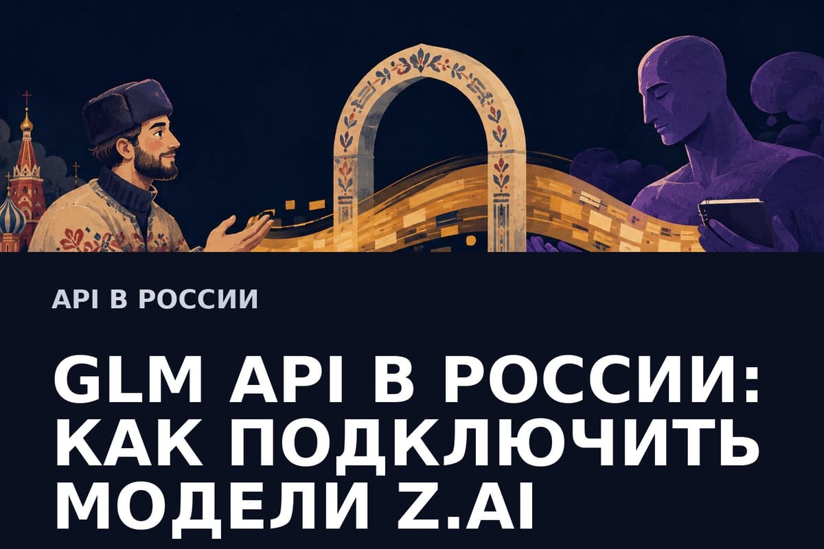 GLM API в России: как подключить модели Zhipu AI и платить рублями
