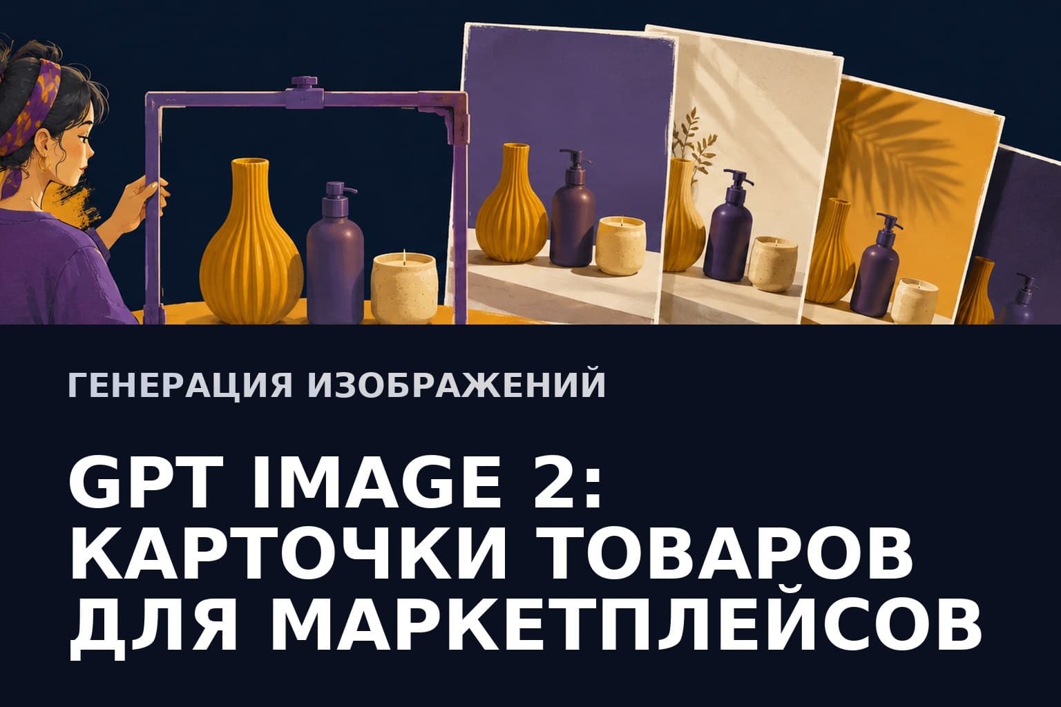 GPT Image 2 для карточек товаров: практический гайд по промптам
