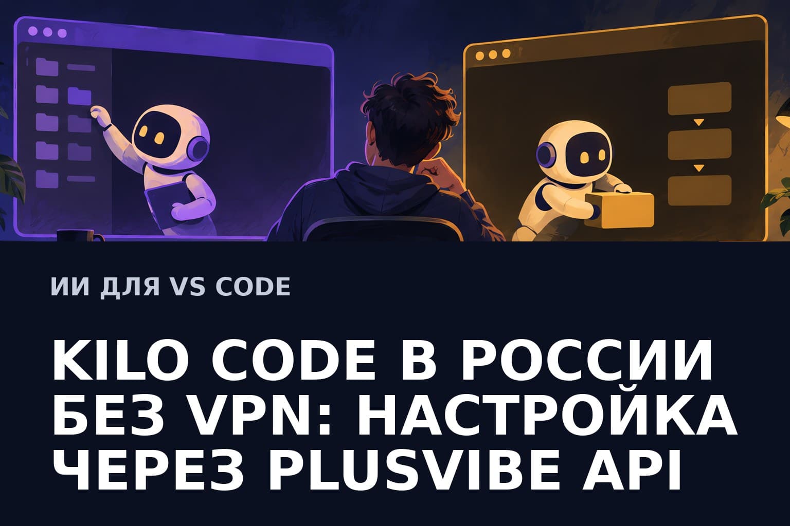Kilo Code в России без VPN: настройка через PlusVibe API