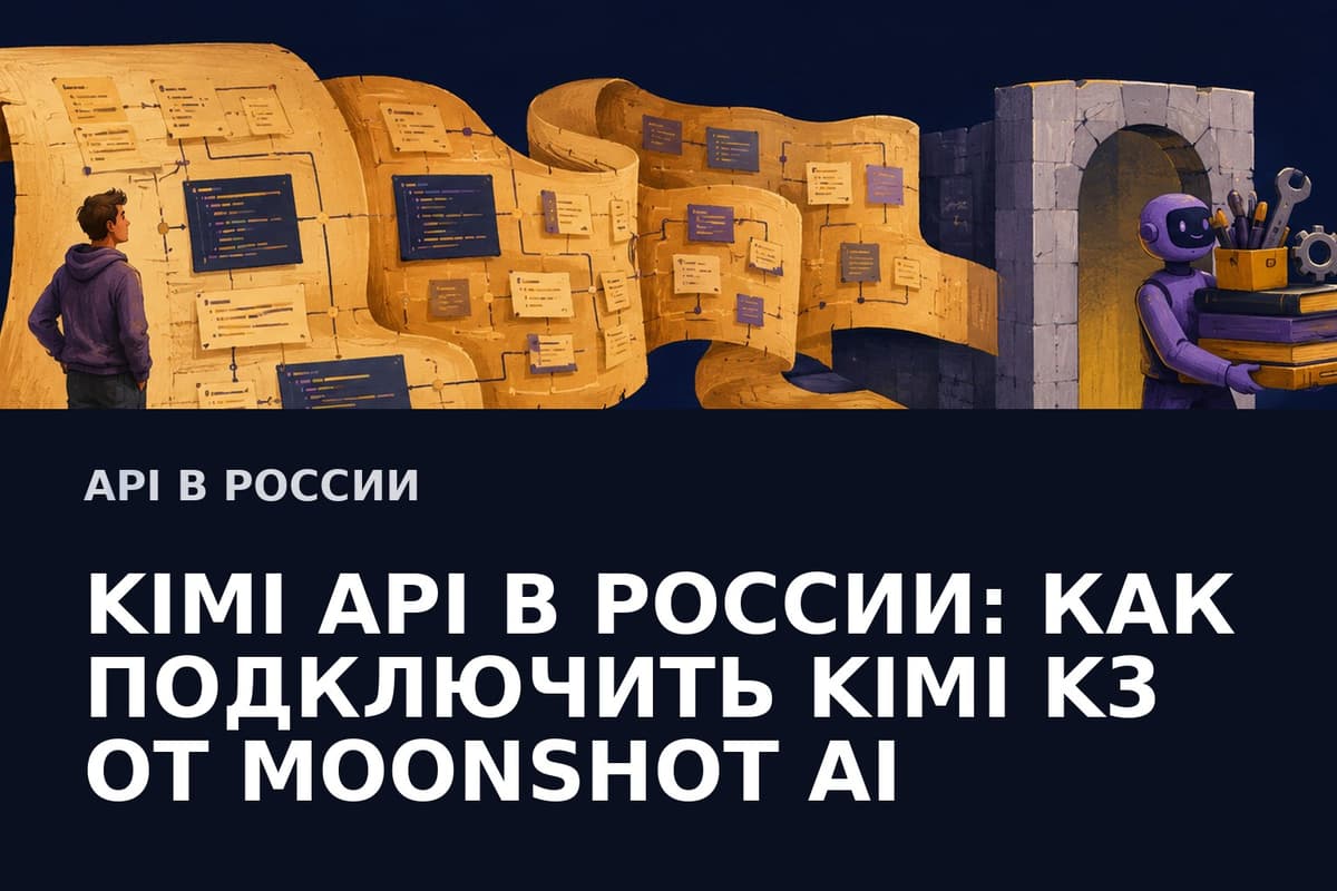 Kimi API в России: как подключить Kimi K3 от Moonshot AI